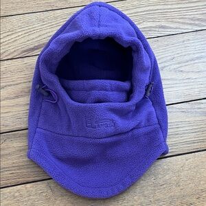 Purple Fleece Hooded Balaclava